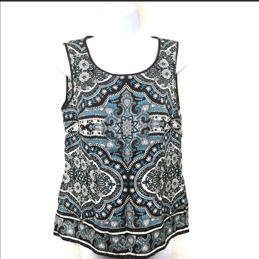 Ann Taylor Sleveless 100% Silk Top | Size 12